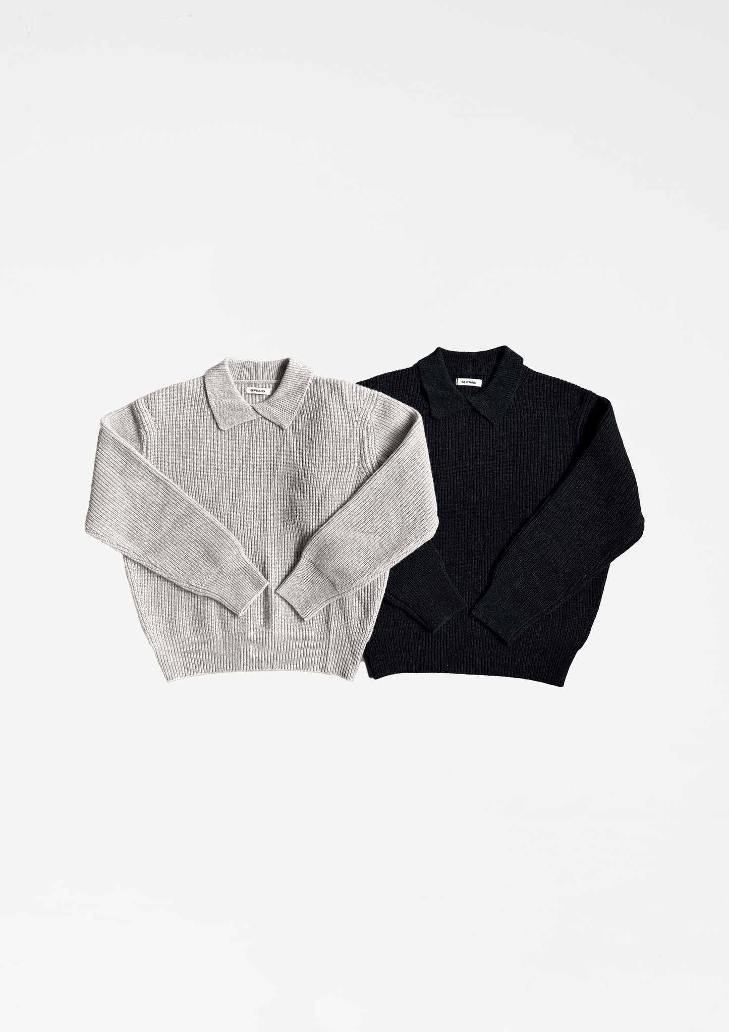 Pull Col Polo Décontracté