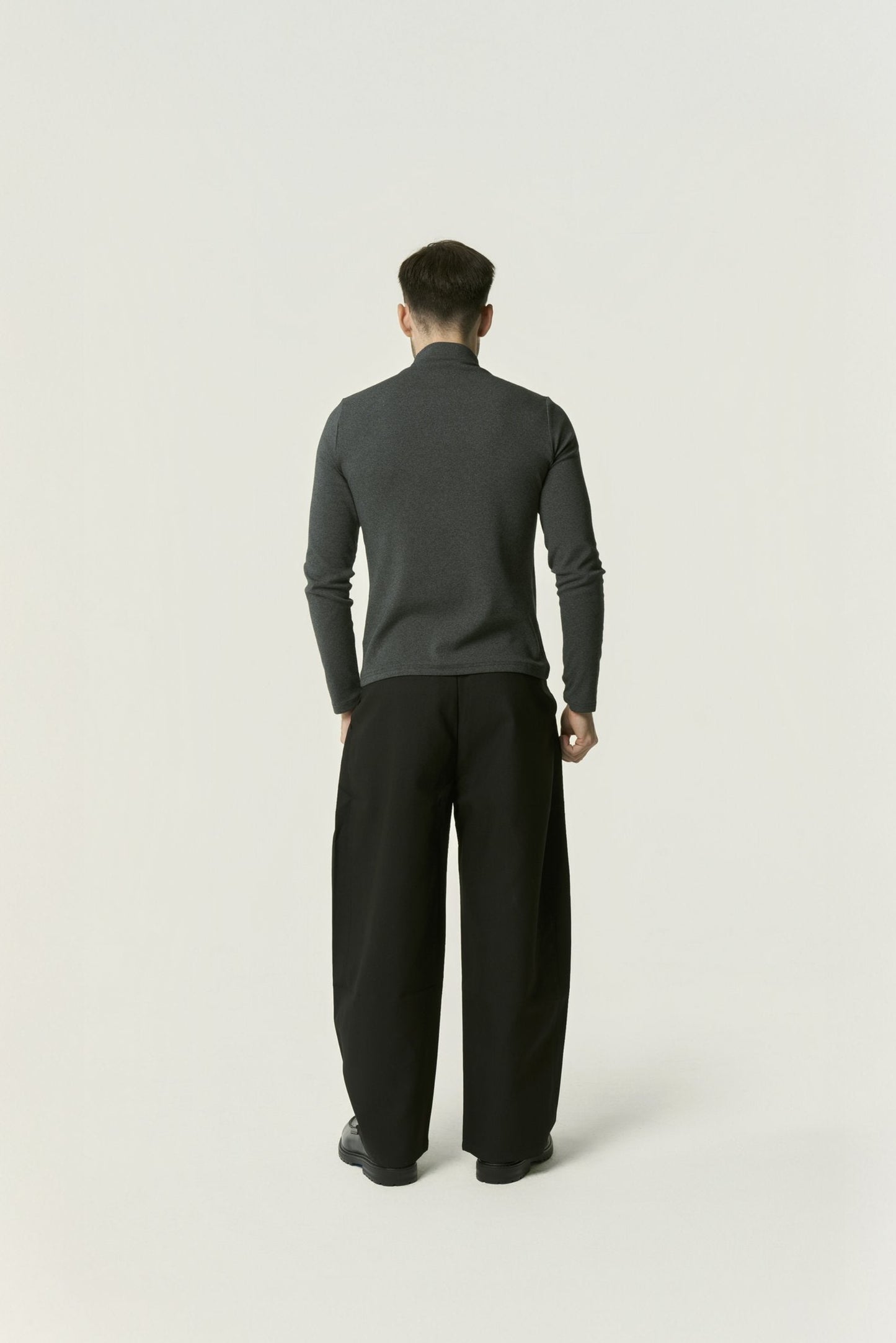 Haut ajusté à col croisé montant