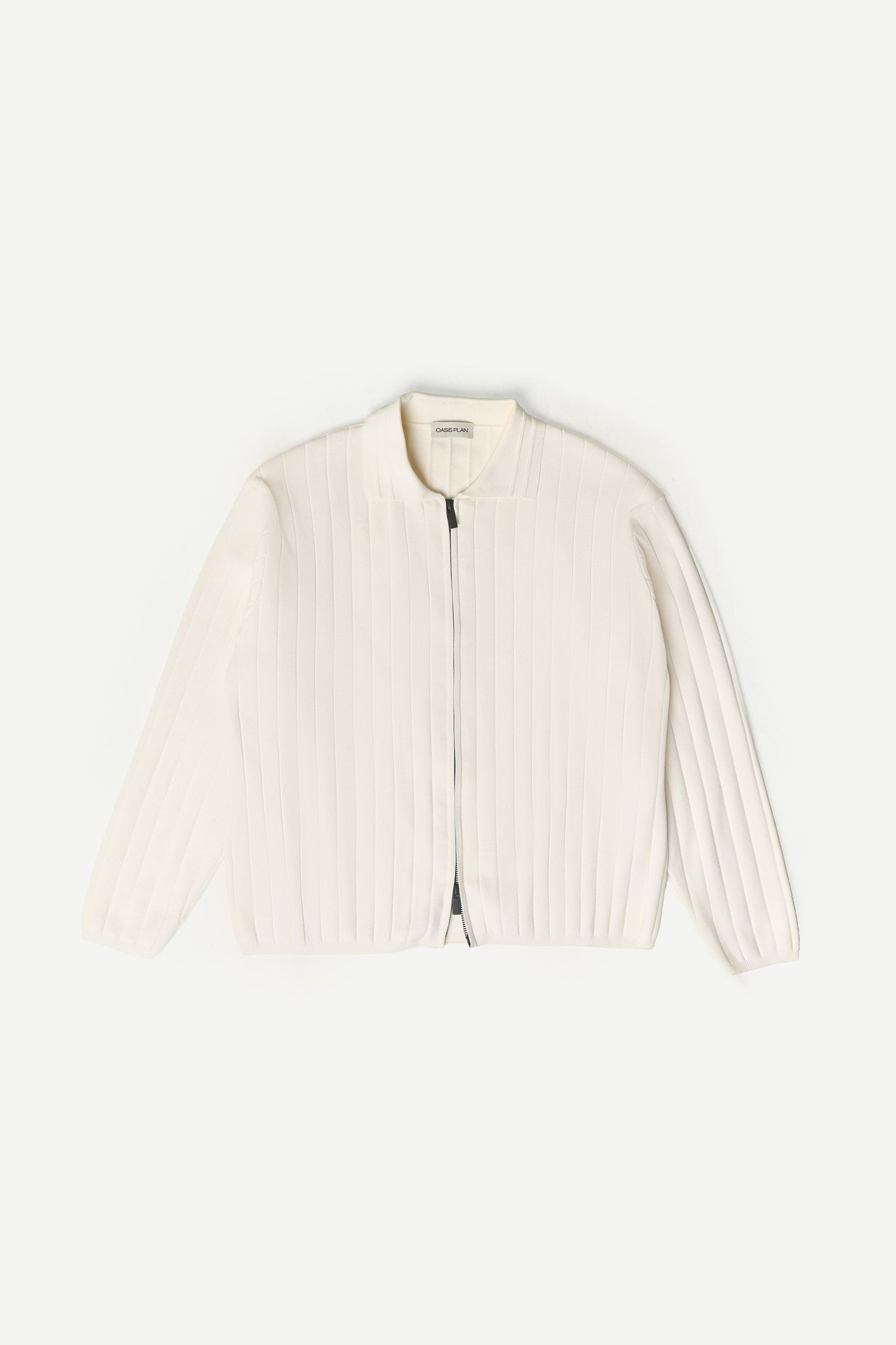 Gilet Zippé Fluide à Col Revers