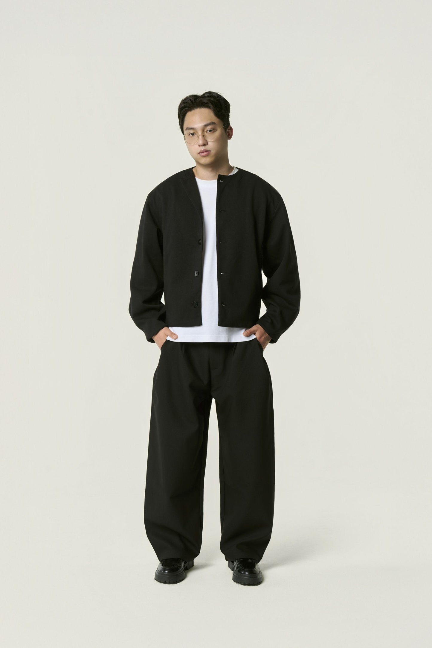 Pantalon Barrel Taille Ajustée