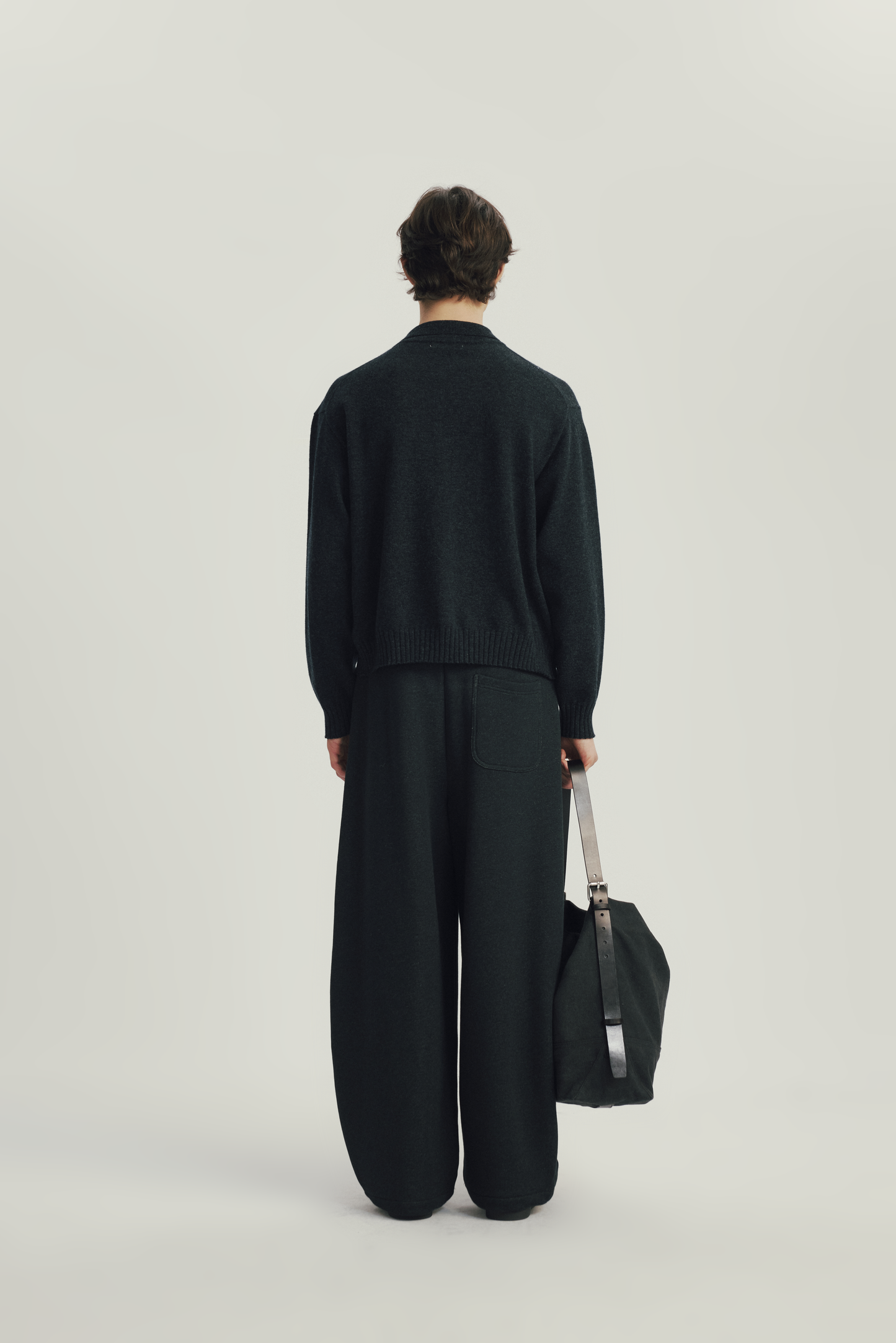 Pull Polo Laine Mélangée (ultra fine)