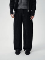 Jean Loose Flare Fit Doublé Polaire