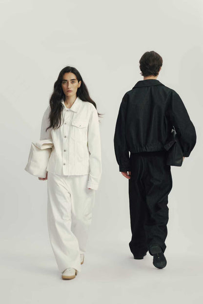 Jean Loose Fit à Double Ceinture