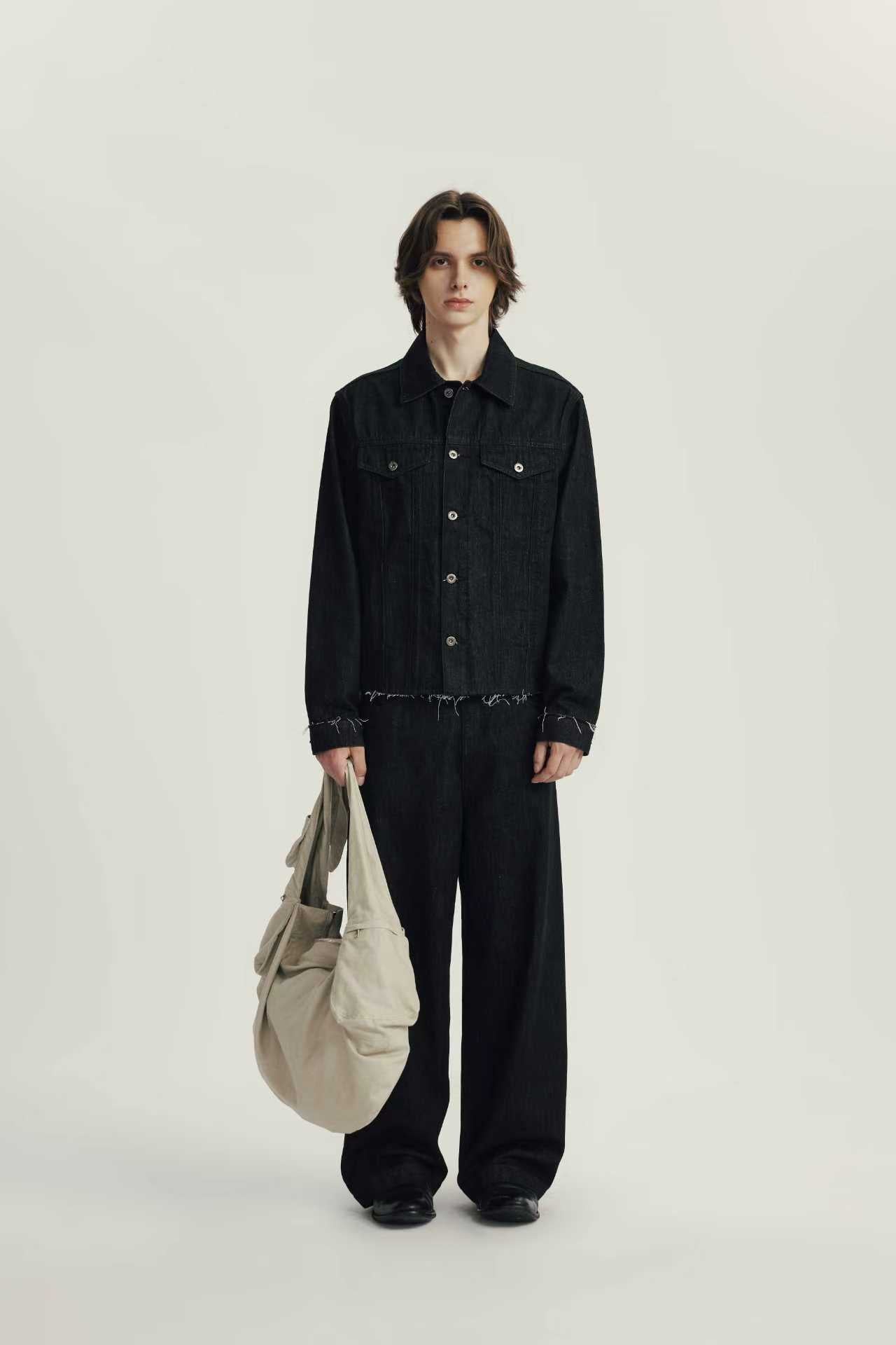 Jean Loose Fit à Double Ceinture