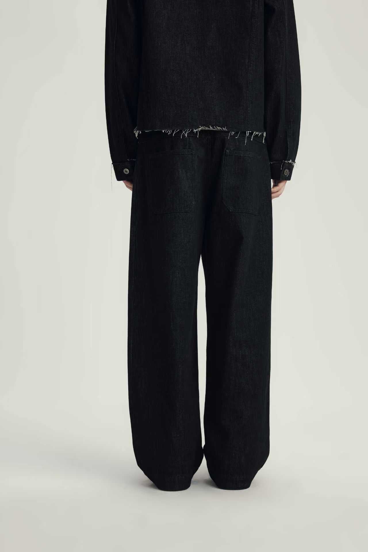 Jean Loose Fit à Double Ceinture