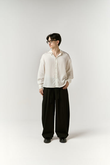 Loose Lightweight Flowy Trousers – Adjustable Waist