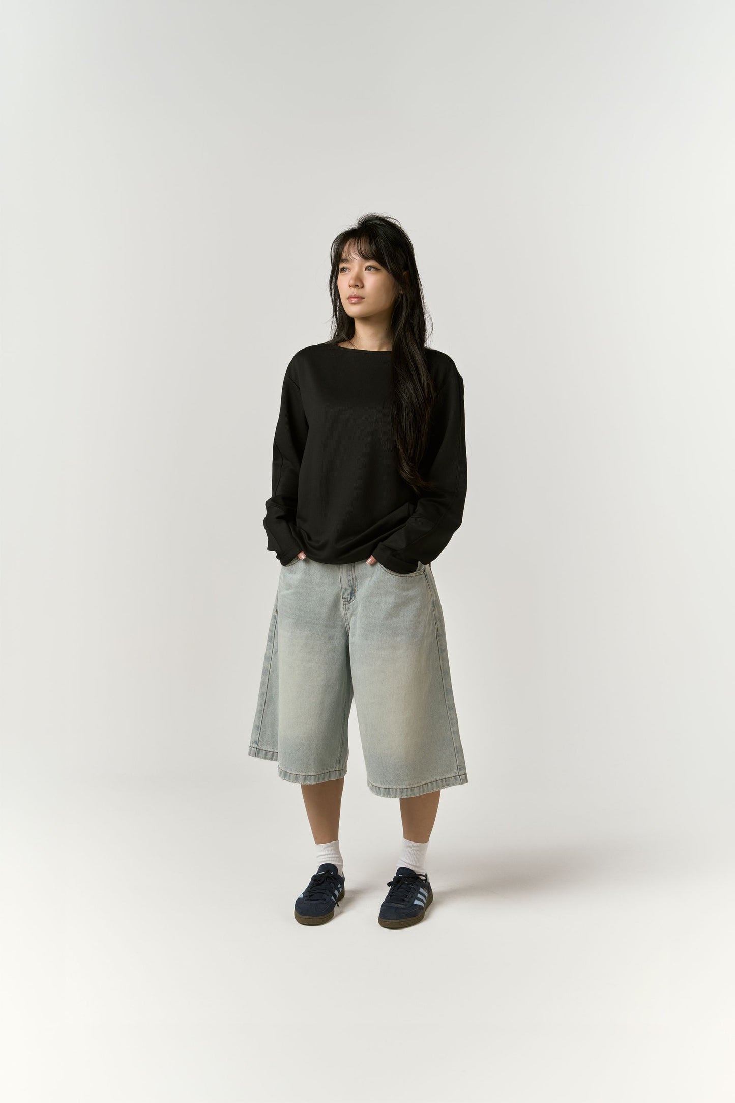 T-shirt Manches Longues Côtelé – Maille Respirante