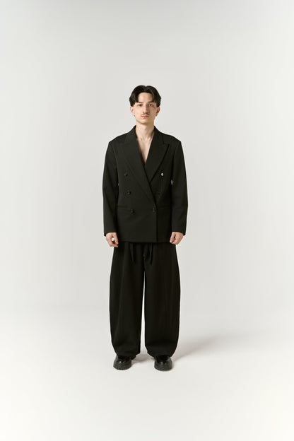 Blazer Croisé Coupe Ample – Double Boutonnage