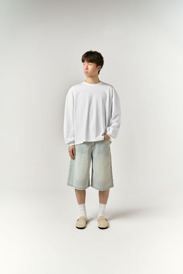 Men's Breathable Oversized Long-Sleeve T-shirt