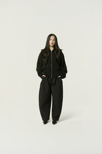 Pantalon Barrel Taille Ajustée