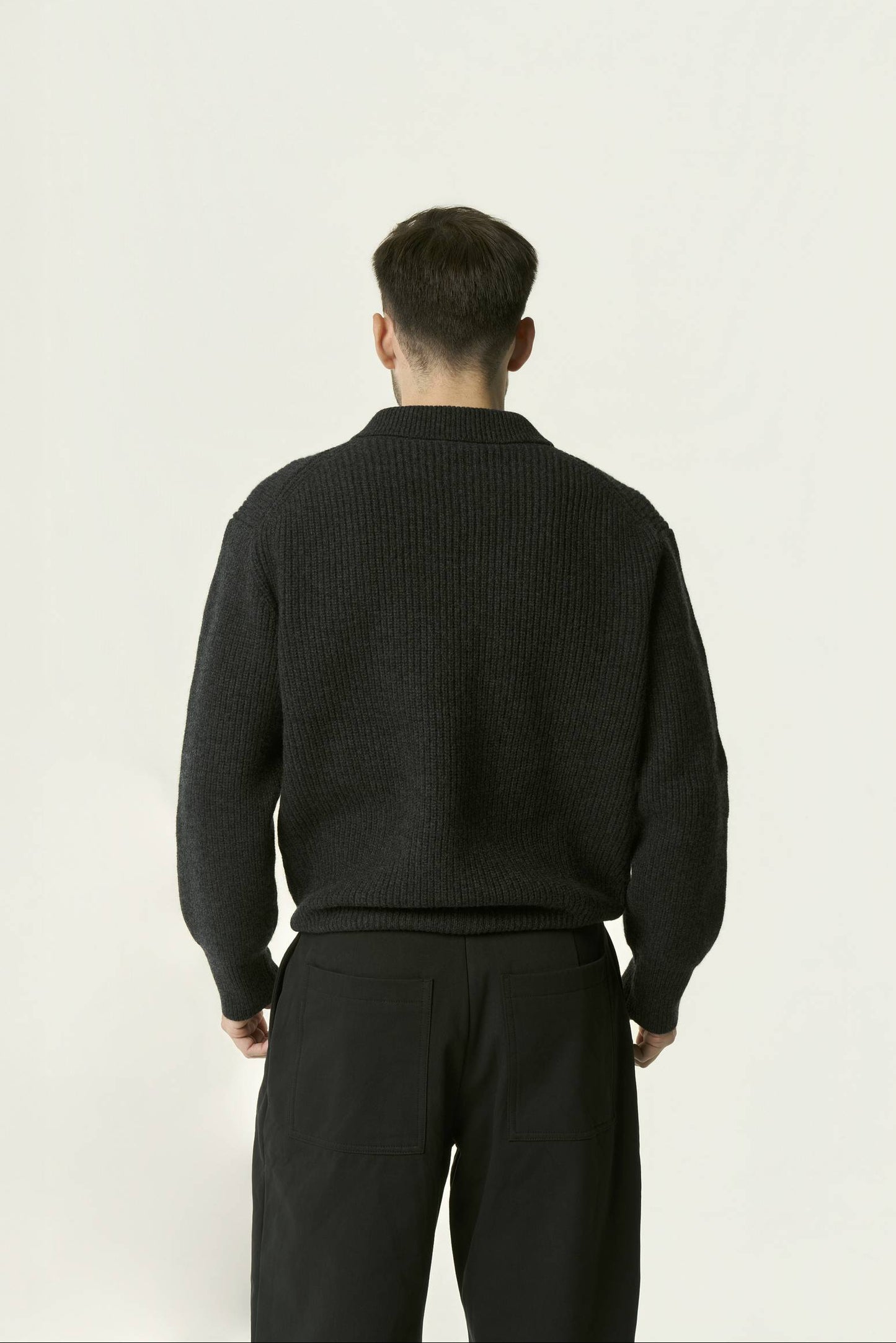 Pull Col Polo Décontracté