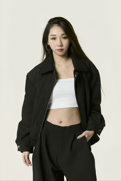 Veste Matelassée Effet Velours