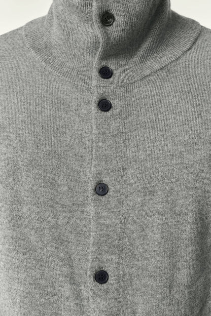 Cardigan à Col Montant