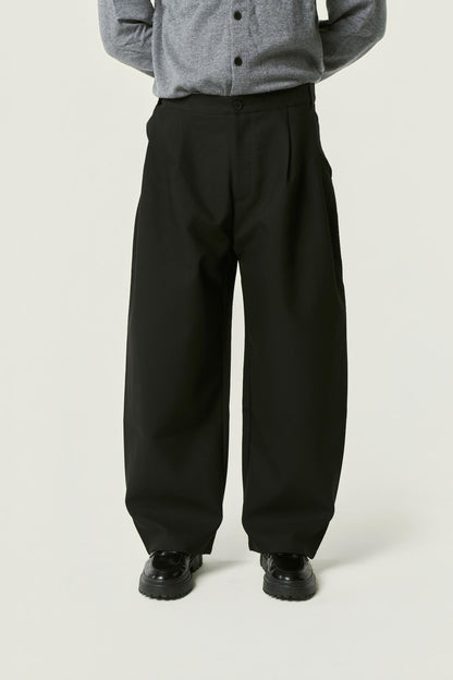 Pantalon Barrel Taille Ajustée