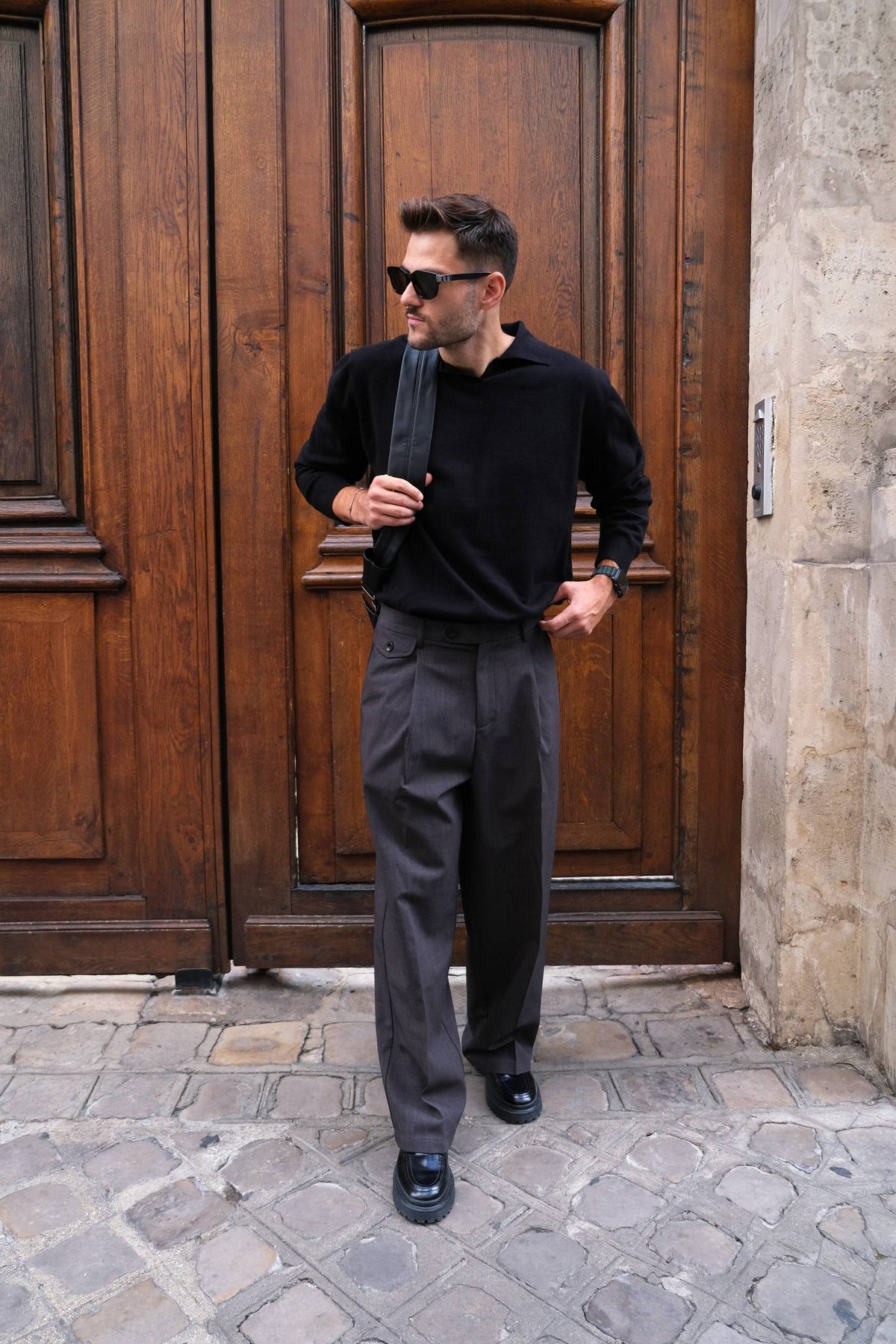Pantalon Tailoring Semi-Large à Pinces