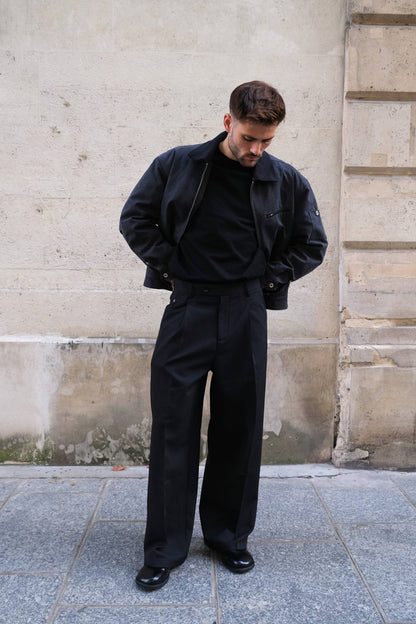 Pantalon Tailoring Semi-Large à Pinces