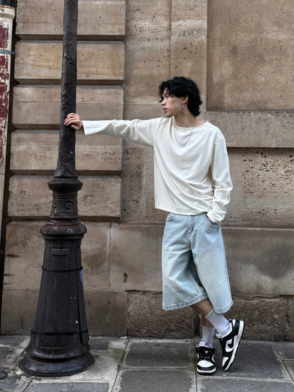 T-shirt Manches Longues Côtelé – Maille Respirante