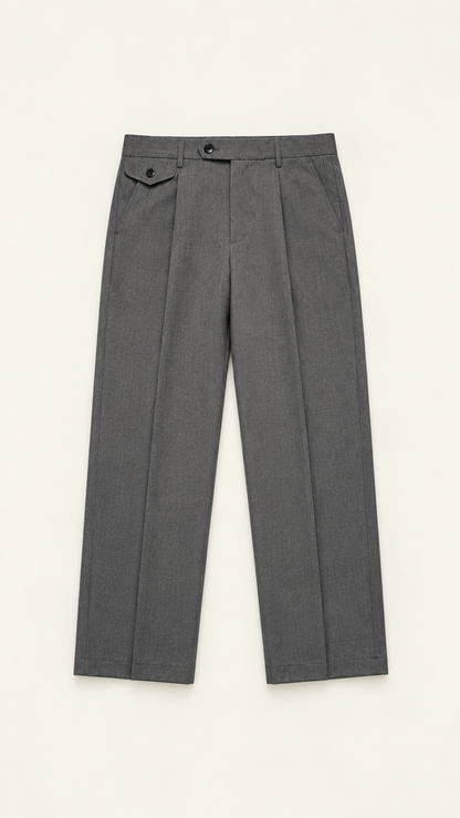 Pantalon Tailoring Semi-Large à Pinces