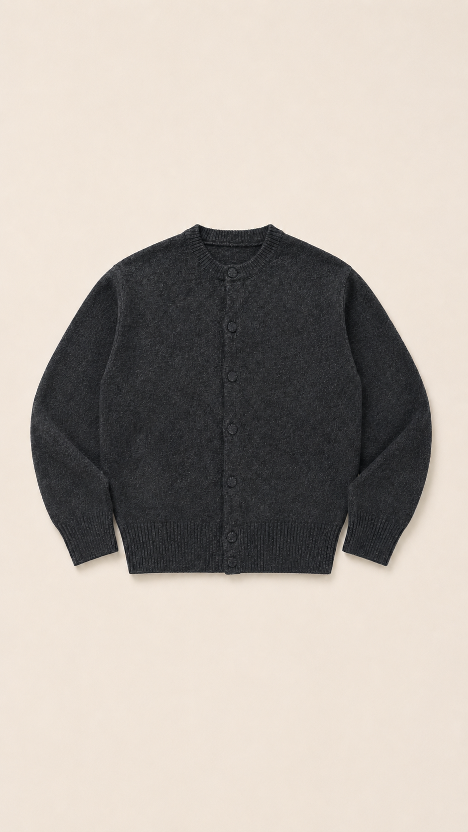 Round Neck Cardigan