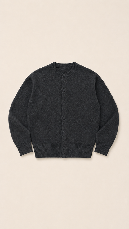 Round Neck Cardigan