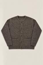 Cardigan Col Rond en Maille Épaisse Unisexe
