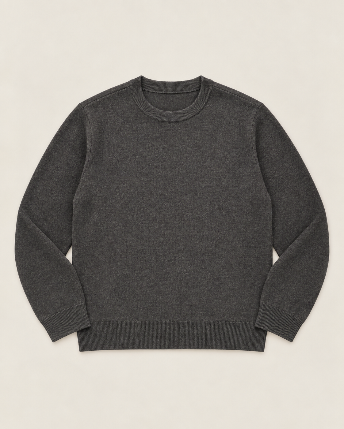 Pull Col Rond en Maille Fine