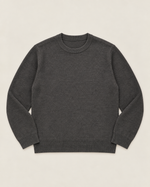 Pull Col Rond en Maille Fine