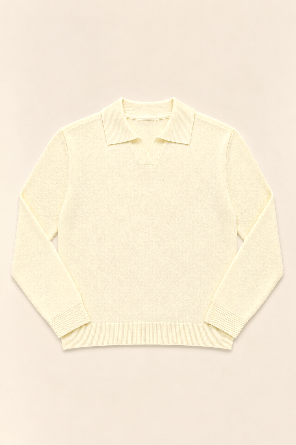Pull Polo en Maille Fine