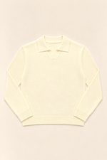 Pull Polo en Maille Fine