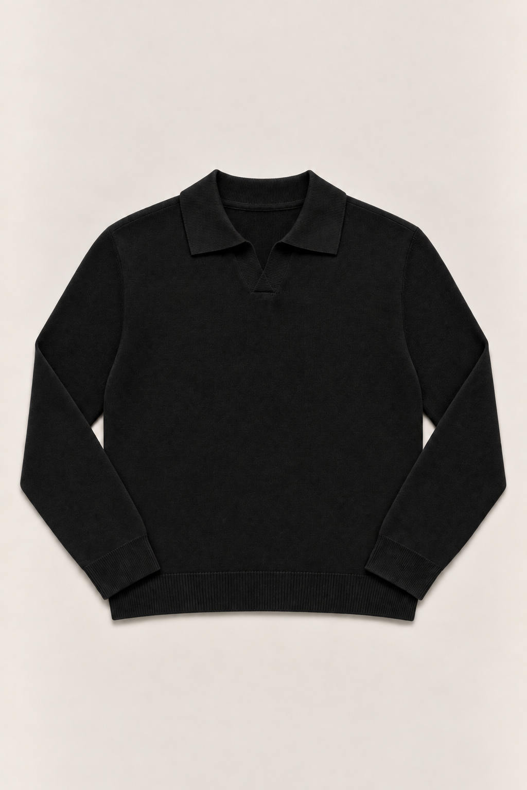 Pull Polo en Maille Fine